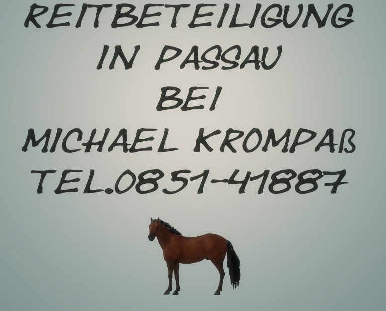 reiterferien  Nhe Passau Waldkirchen bei Michael Krompa